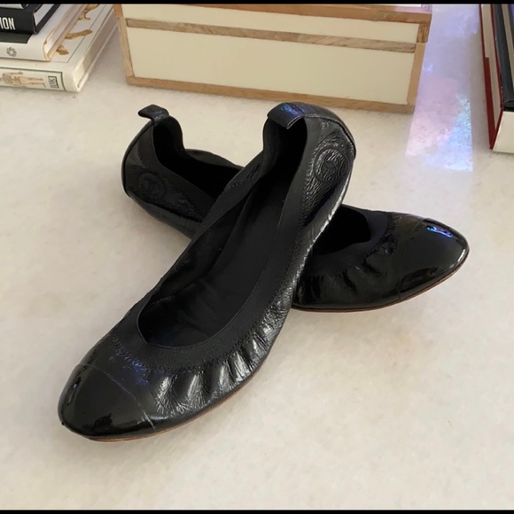 Chanel Patten Lather Ballet Flats - Picture 1 of 10